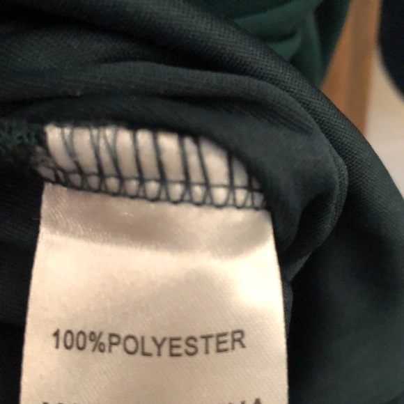 NWT Hello Molly One Shoulder Party It Up Dress in Forest Green in Size Medium - Picture 6 of 8